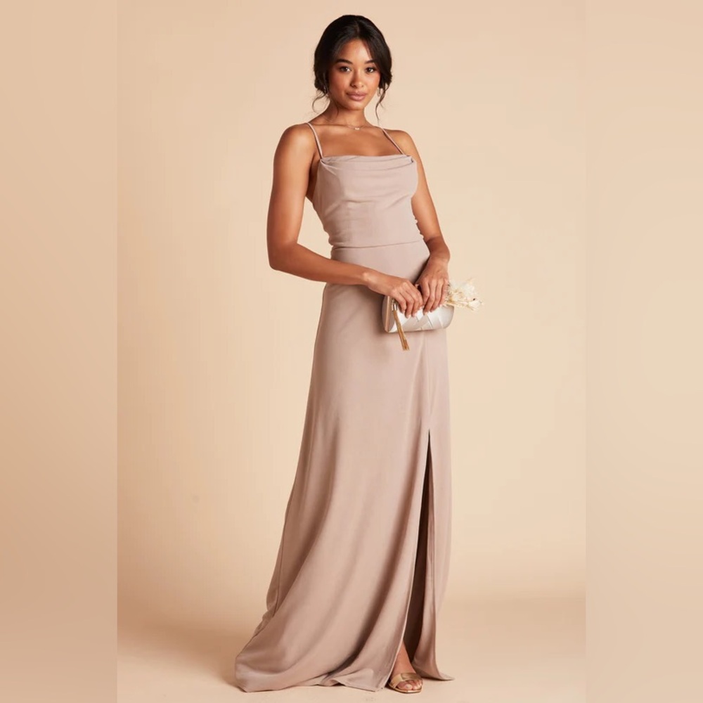Birdy Grey Taupe Bridesmaid Dress: Size M